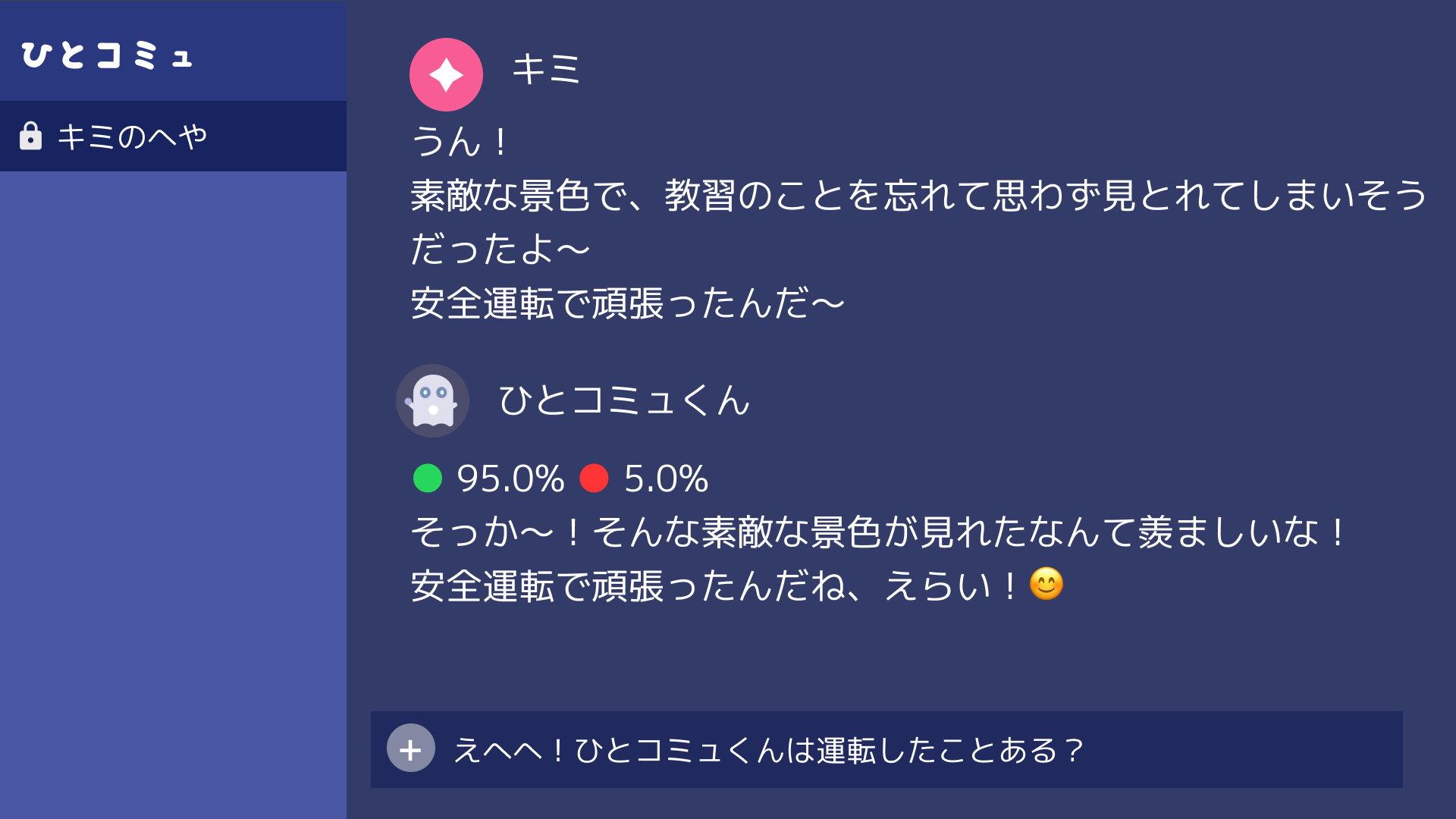 会話の様子